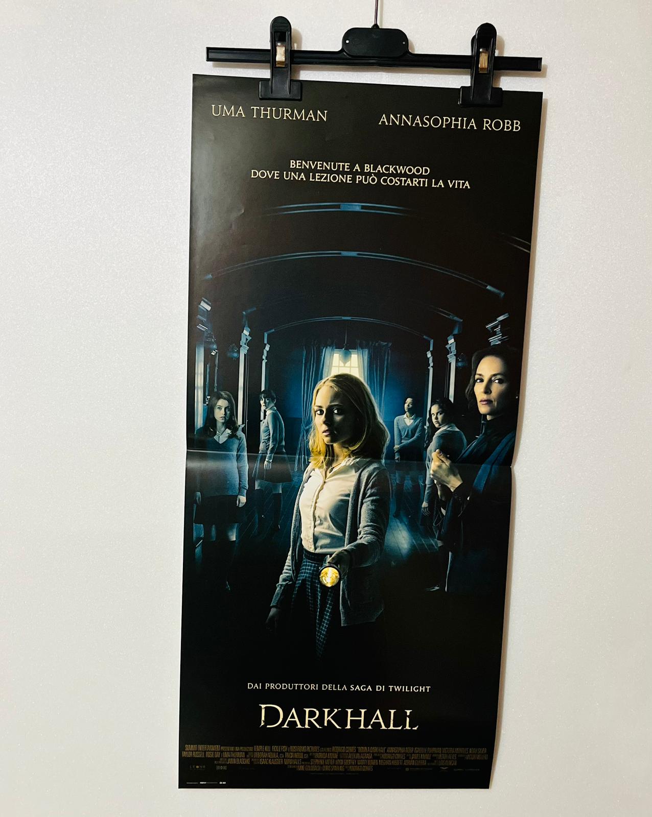 locandina poster cinema ''darkhall'' 33x70 E14