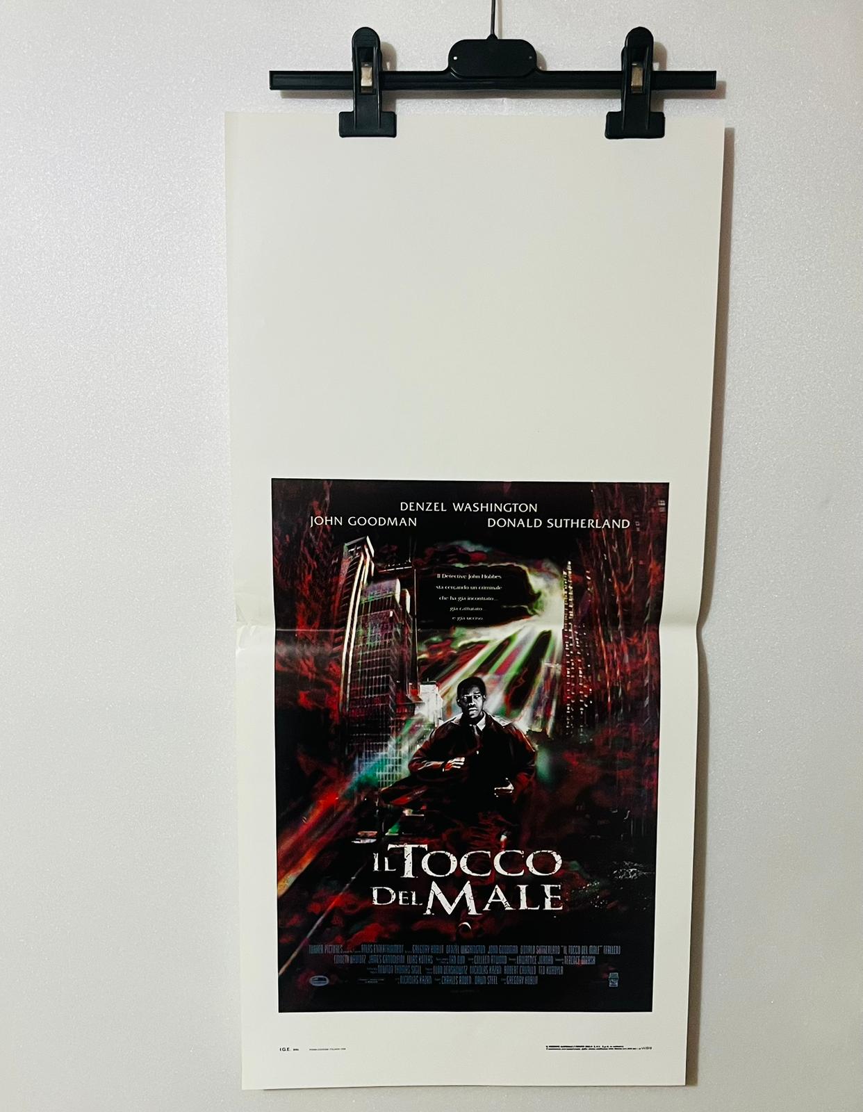 locandina cinema ''il tocco del male'' 33x70 E08