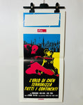 locandina cinema ''l'urlo di chen terrorizza tutti i continenti'' 33x70 d990