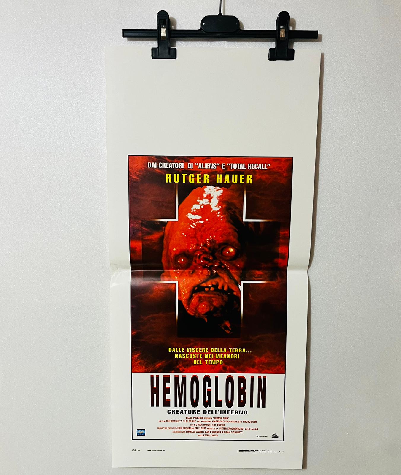 locandina cinema ''hemoglobin'' 33x70 d995