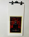 locandina cinema ''annabelle 3'' 33x70 e36