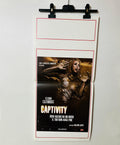 locandina cinema ''captivity'' 33x70 E21