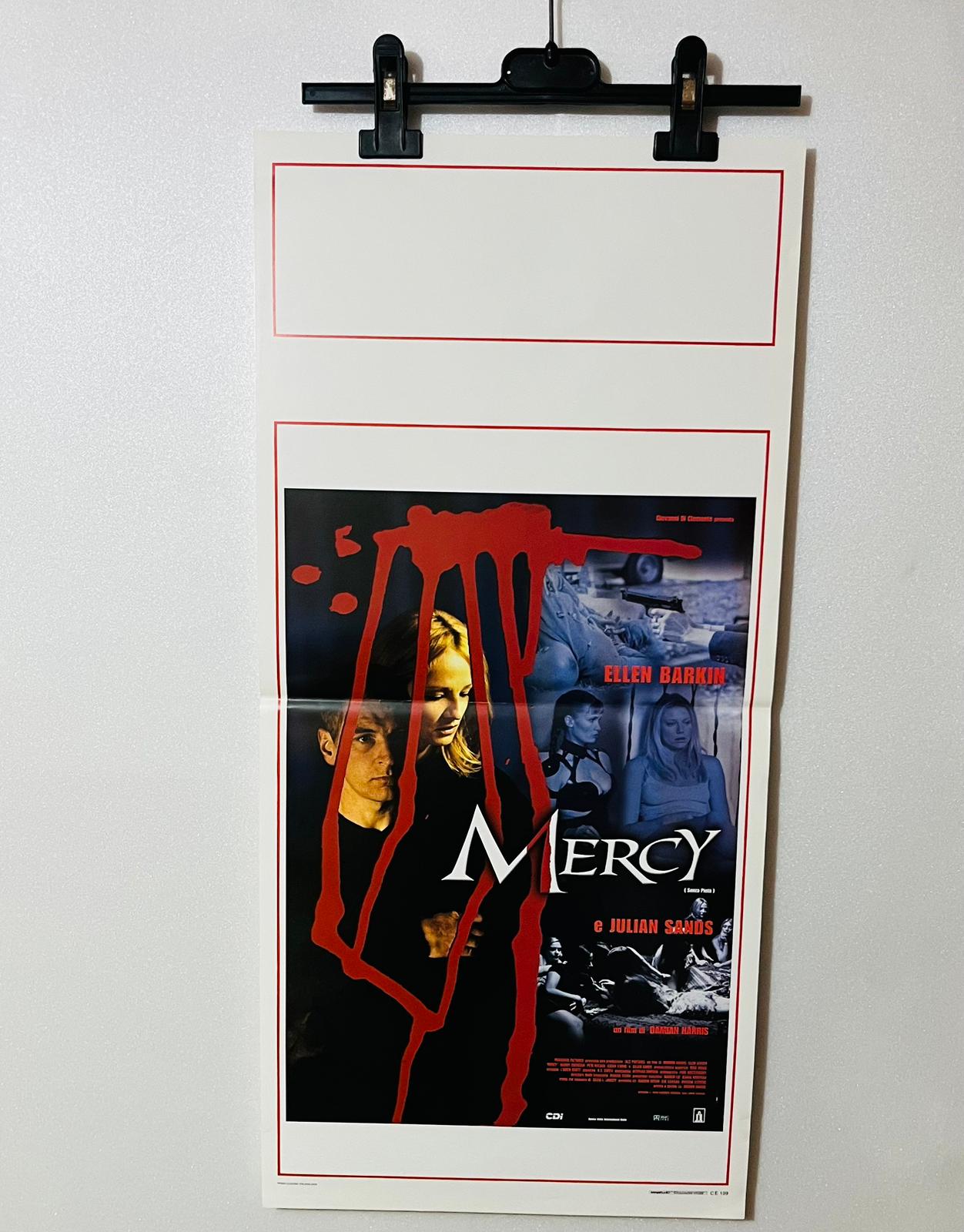 locandina cinema ''mercy'' 33x70 e34