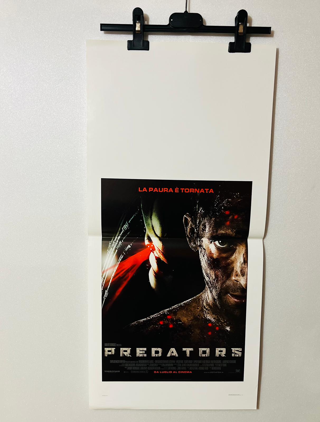 locandina cinema ''predators'' 33x70 E22
