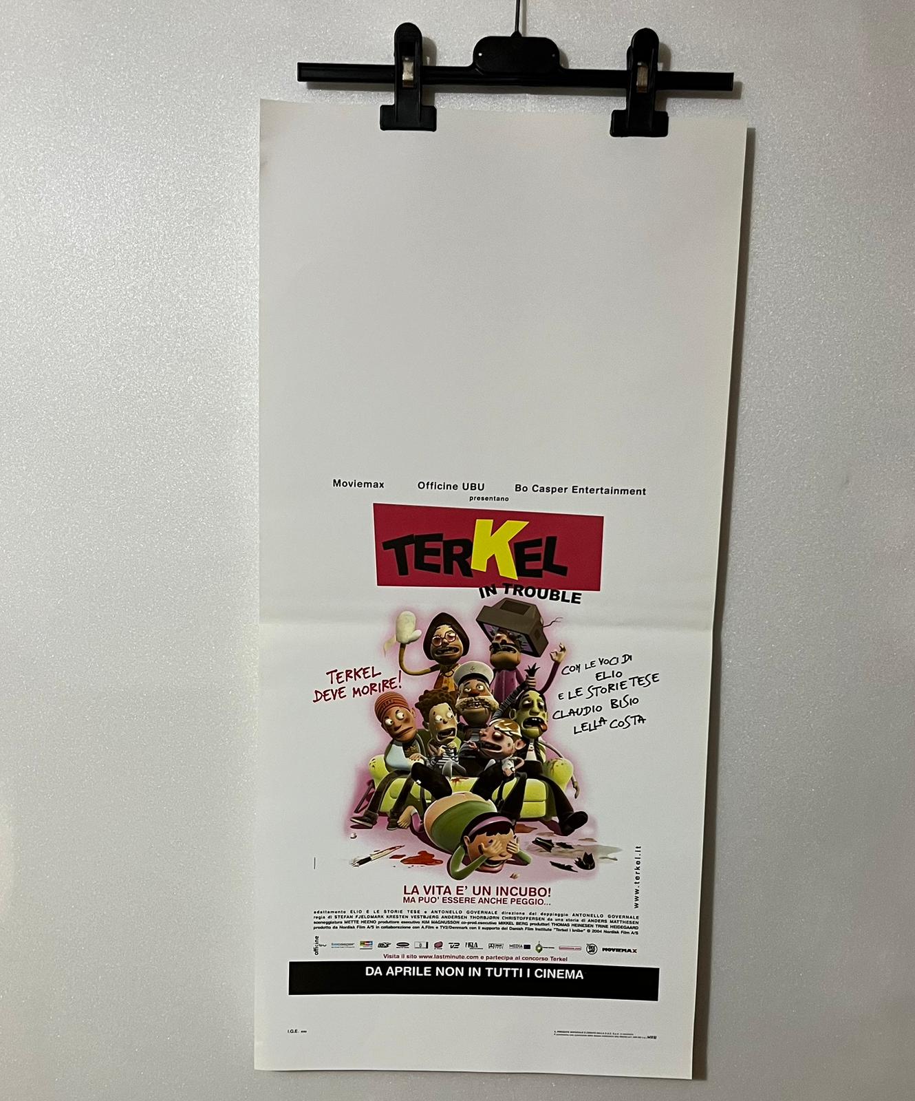 locandina cinema ''terkel'' 33x70 e42