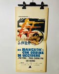 locandina cinema ''un bagkok con ordine di uccidere'' 33x70 d987