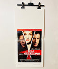 locandina cinema ''la tela dell'assassino '' 33x70 d991