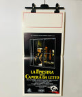 locandina cinema ''la finestra della camera da letto'' 33x70 d997