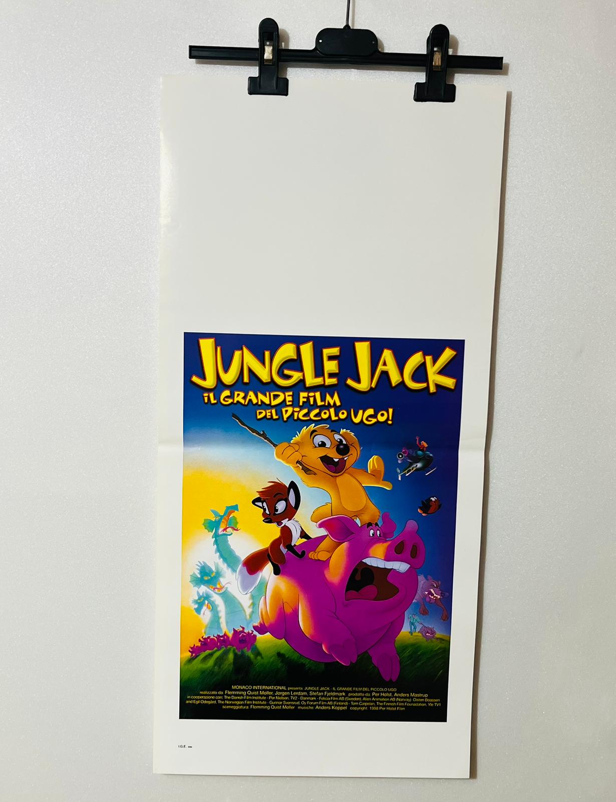 locandina cinema ''jungle jack'' 33x70 e44