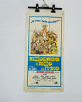 locandina cinema ''mezzogiorno e mezzo di fuoco'' 33x70 d891