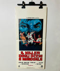 locandina cinema ''il killer dagli occhi a mandarla'' 33x70 d982