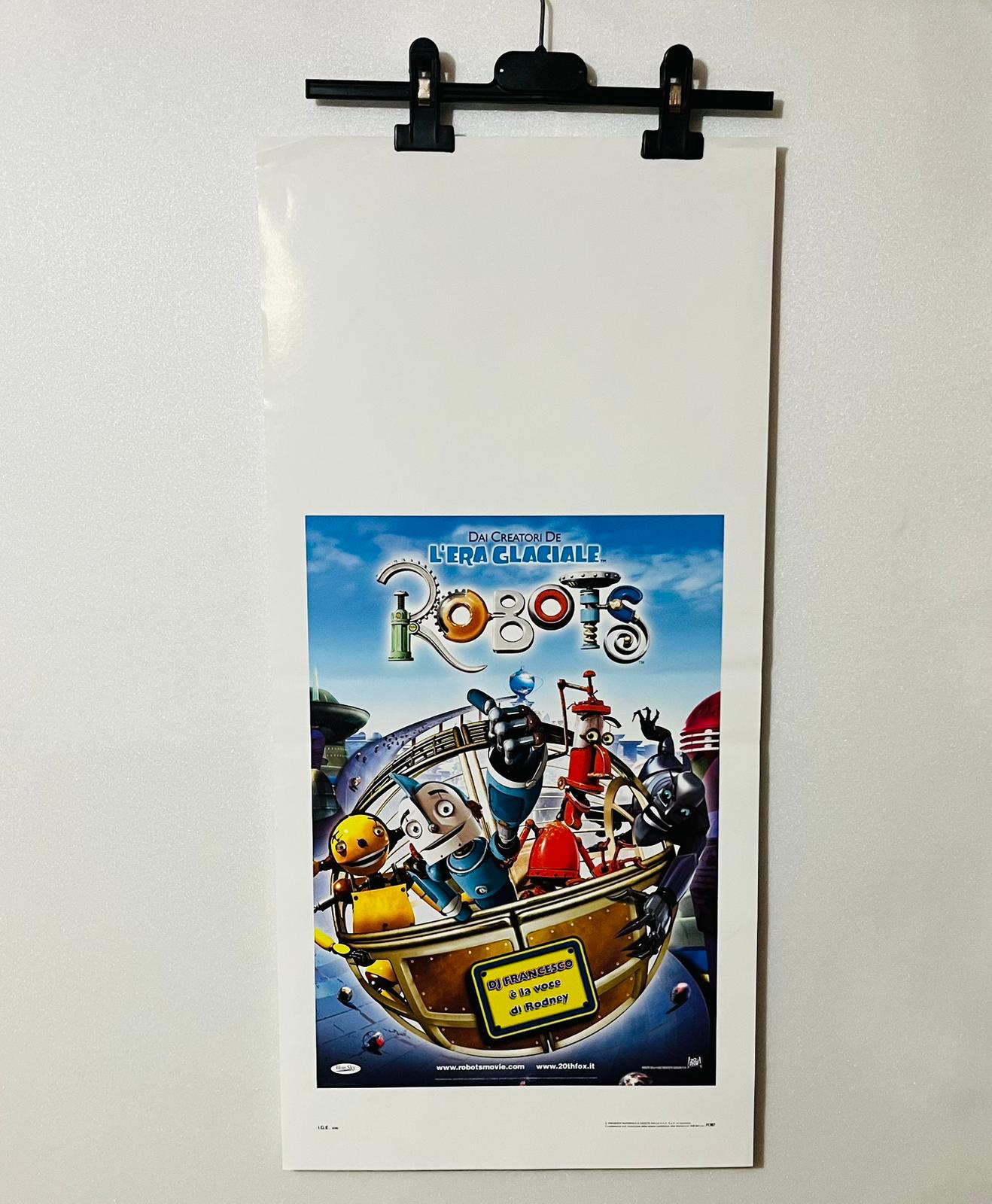 locandina cinema ''robots'' 33x70 e41