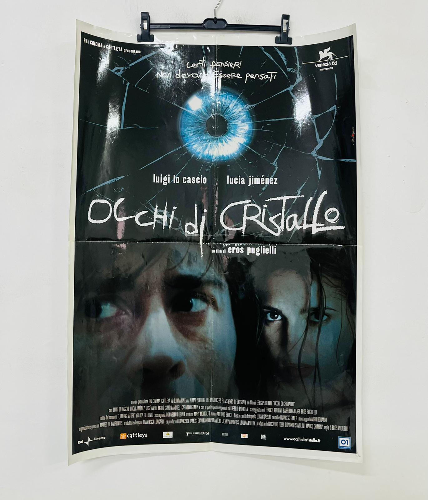 manifesto cinema ''occhi di cristallo'' 70x100 MA138